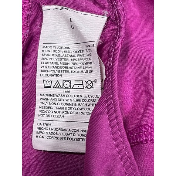 Old Navy Active Beetroot Fuchsia Running Shorts With Brief Liner SIZE-LARGE - Picture 7 of 8